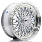 JR Wheels JR9 17x7.5 ET35 4x100/108 Silver w/Machined Lip