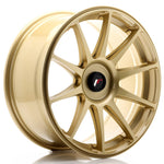 JR Wheels JR11 18x8.5 ET35-40 Blank Gold