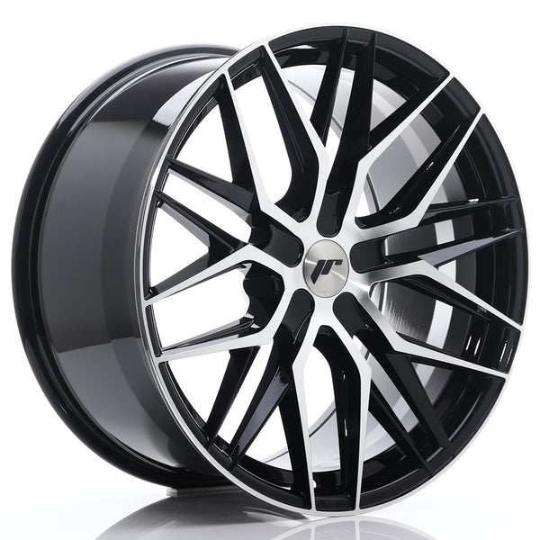 JR Wheels JR28 21x10.5 ET15-55 5H BLANK Gloss Black Machined Face
