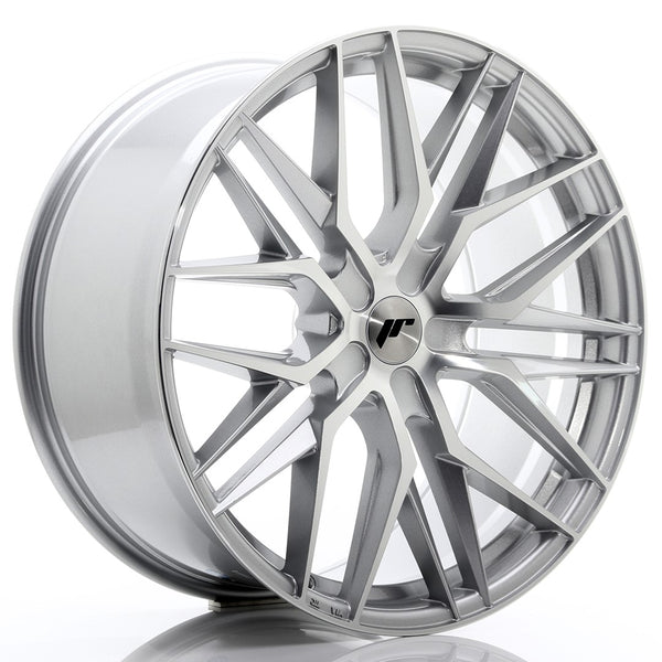 JR Wheels JR28 22x10.5 ET15-50 5H BLANK Silver Machined Face