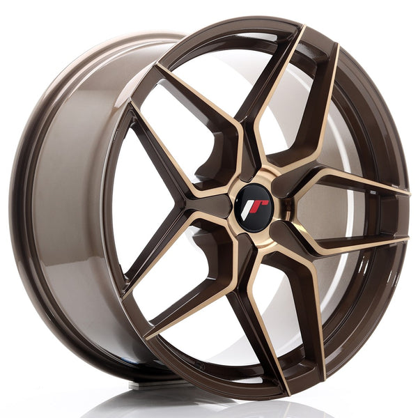 JR Wheels JR34 19x8.5 ET20-40 5H BLANK Platinum Bronze