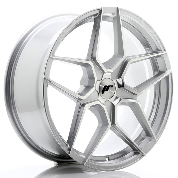 JR Wheels JR34 19x8.5 ET20-40 5H BLANK Silver Machined Face