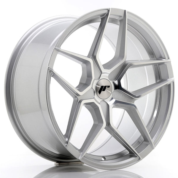 JR Wheels JR34 19x9.5 ET20-40 5H BLANK Silver Machined Face