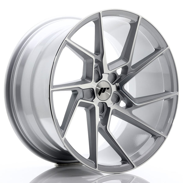 JR Wheels JR33 20x10.5 ET15-30 5H BLANK Silver Machined Face