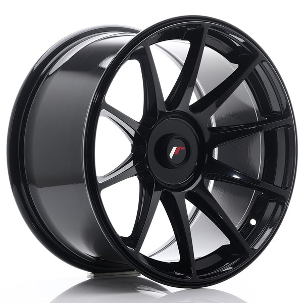 JR Wheels JR11 18x9.5 ET20-30 Blank Glossy Black