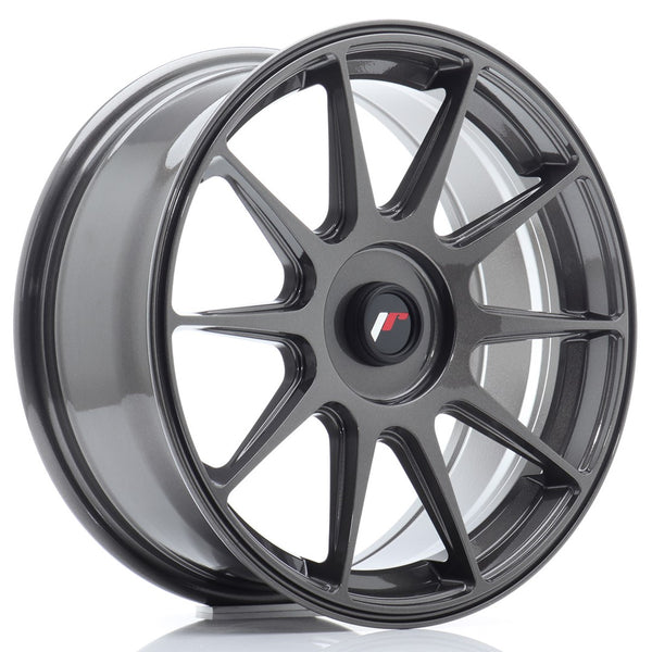 JR Wheels JR11 17x7.25 ET35-40 Blank Hyper Gray