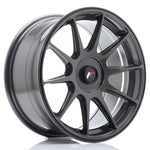JR Wheels JR11 17x8.25 ET35 Blank Hyper Gray
