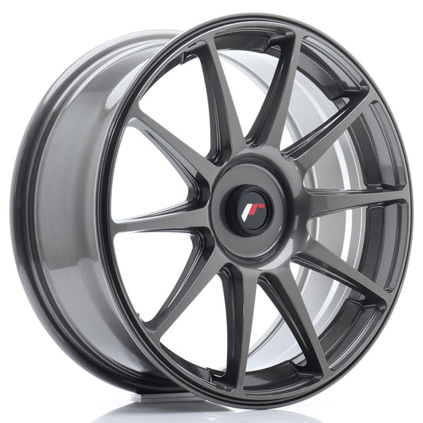 JR Wheels JR11 18x7.5 ET20-40 Blank Hyper Gray