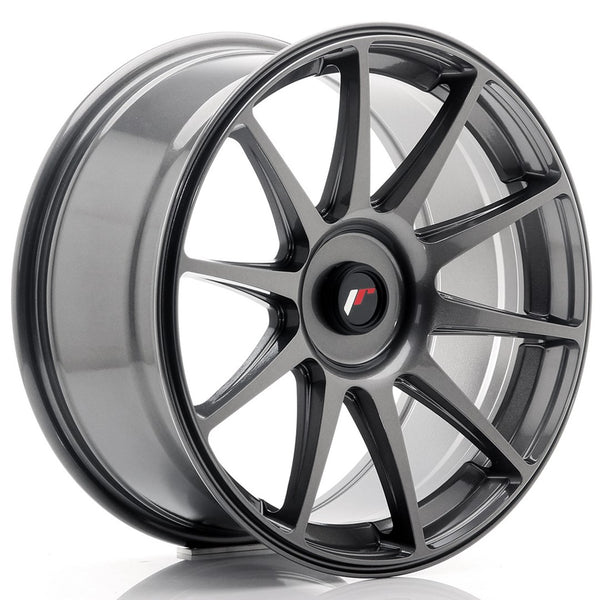 JR Wheels JR11 18x8.5 ET20-40 Blank Hyper Gray