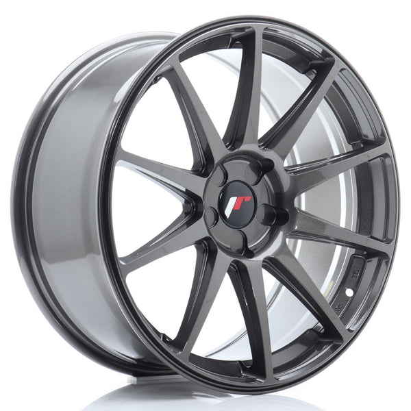 JR Wheels JR11 19x8.5 ET25-40 5H Blank Hyper Gray