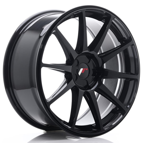JR Wheels JR11 19x8.5 ET25-40 5H Blank Glossy Black