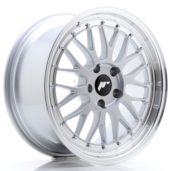 JR Wheels JR23 18x8.5 ET25 5x120 Hyper Silver w/Machined Lip