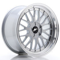 JR Wheels JR23 18x9.5 ET25-48 5H BLANK Hyper Silver w/Machined Lip