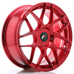 JR Wheels JR18 18x7.5 ET25-40 Blank Platinum Red