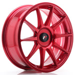 JR Wheels JR11 18x7.5 ET35-40 Blank Platinum Red