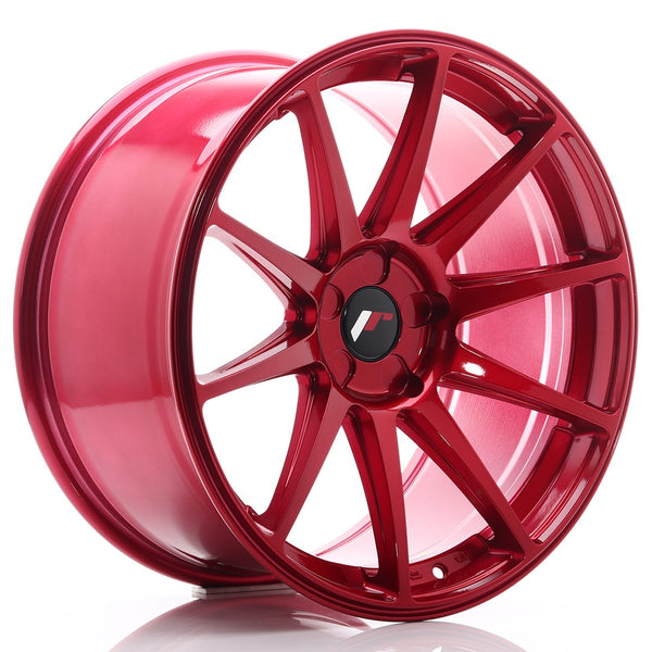 JR Wheels JR11 19x9.5 ET22-35 5H Blank Platinum Red