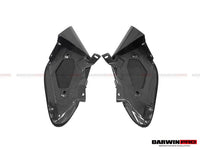 Darwinpro 2015–2019 Ferrari 488 GTB/Spyder Dry Carbon Fiber Side Air Intake Fins