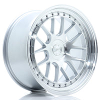 JR Wheels JR40 19x9.5 ET15-30 5H BLANK Silver Machined Face