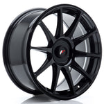 JR Wheels JR11 18x8.5 ET20-40 Blank Glossy Black