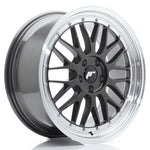 JR Wheels JR23 19x8.5 ET35 5x120 Hyper Gray w/Machined Lip