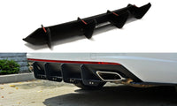 REAR DIFFUSER SKODA OCTAVIA III RS FACELIFT