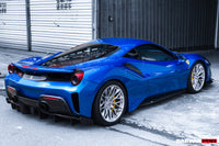 DarwinPRO 2015-2020 Ferrari 488 GTB Pista Style Rear Bumper & Wing