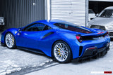 DarwinPRO 2015-2020 Ferrari 488 GTB Pista Style Rear Bumper & Wing