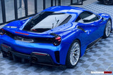 DarwinPRO 2015-2020 Ferrari 488 GTB Pista Style Rear Bumper & Wing