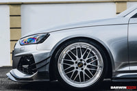 Audi RS4 B9.5 BKSS Style Carbon Fiber Front Bumper Canards 2020-2022 DarwinPro