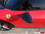 Darwinpro 2010-2015 Ferrari 458 Coupé/Spyder/Speciale Remplacement de rétroviseur en fibre de carbone