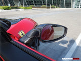 Darwinpro 2010-2015 Ferrari 458 Coupé/Spyder/Speciale Remplacement de rétroviseur en fibre de carbone