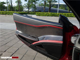 Darwinpro  2010-2015 Ferrari 458 Coupe/Spyder Carbon Fiber Door Panel Interior
