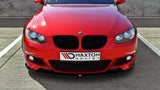 FRONT SPLITTER for BMW 3 E92 MPACK (PREFACE MODEL fits M Performance splitters) Maxton Design