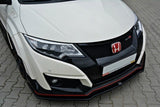 FRONT SPLITTER v.1 HONDA CIVIC IX TYPE R Maxton Design