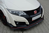 FRONT SPLITTER v.2 HONDA CIVIC IX TYPE R Maxton Design