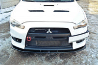 FRONT SPLITTER V.1 Mitsubishi Lancer Evo X Maxton Design