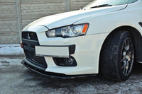 FRONT SPLITTER V.1 Mitsubishi Lancer Evo X Maxton Design