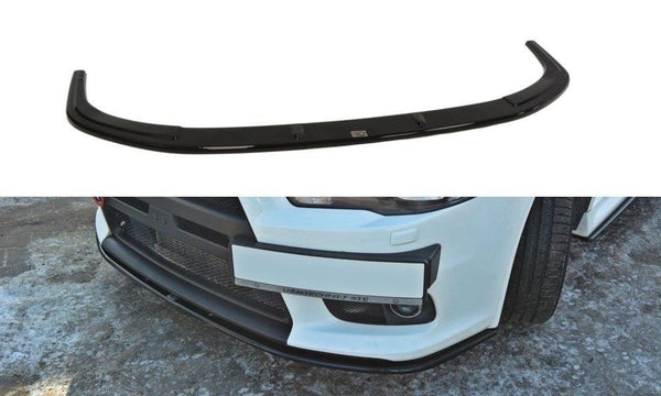 FRONT SPLITTER V.2 Mitsubishi Lancer Evo X Maxton Design
