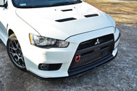 FRONT SPLITTER V.2 Mitsubishi Lancer Evo X Maxton Design