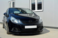 FRONT SPLITTER OPEL CORSA D (FOR OPC / VXR) Maxton Design