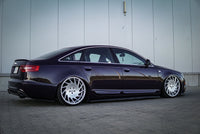 SIDE SKIRTS DIFFUSERS AUDI A6 C6 S-LINE (PREFACE/FACELIFT) Maxton Design