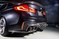 BMW M5 F90 M5 D-Style Carbon Fiber Diffuser Lip Splitter