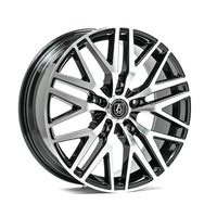 AXE EX30T 8x19ET50 5x160 GLOSS BLACK & POLISHED