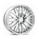 AXE EX30T 8.5x20ET45 6x130 GLOSS SILVER & POLISHED