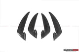Audi RS4 B9.5 BKSS Style Carbon Fiber Front Bumper Canards 2020-2022 DarwinPro