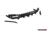 BKSS Style Rear Diffuser w/ Caps DarwinPro