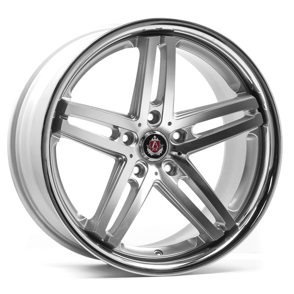 AXE EX11 9.5x19ET27 5x120 GLOSS SILVER & POLISHED