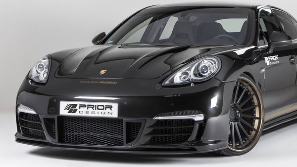 P600 Front Add-On Lip Spoiler for P600 Front Bumper - Porsche Panamera 970 Prior Design