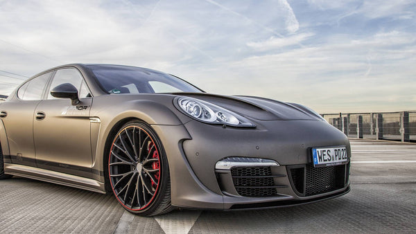 P600WB Front Add-On Spoiler Lip for P600 Front Bumper - Porsche Panamera 970 Prior Design