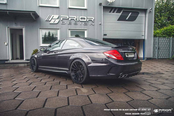 PD Black Edition V4 Diffusor for Mercedes CL W216 Pre-Facelift Prior Design